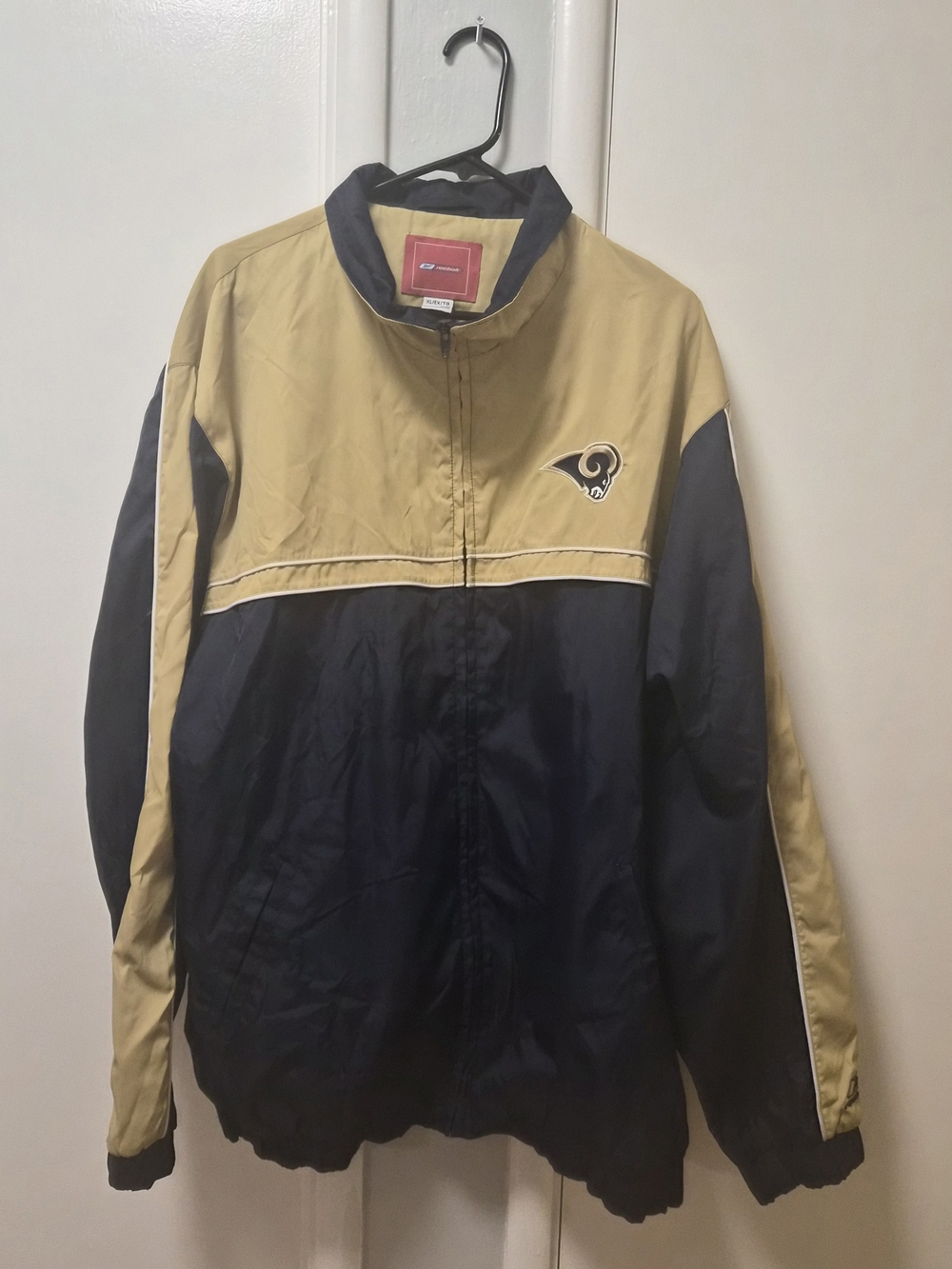 Men's Navy and Gold Team Windbreaker Jacket